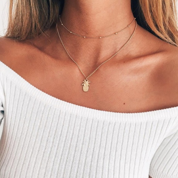 Jewelry - 3 for $20 Pineapple Layered necklace